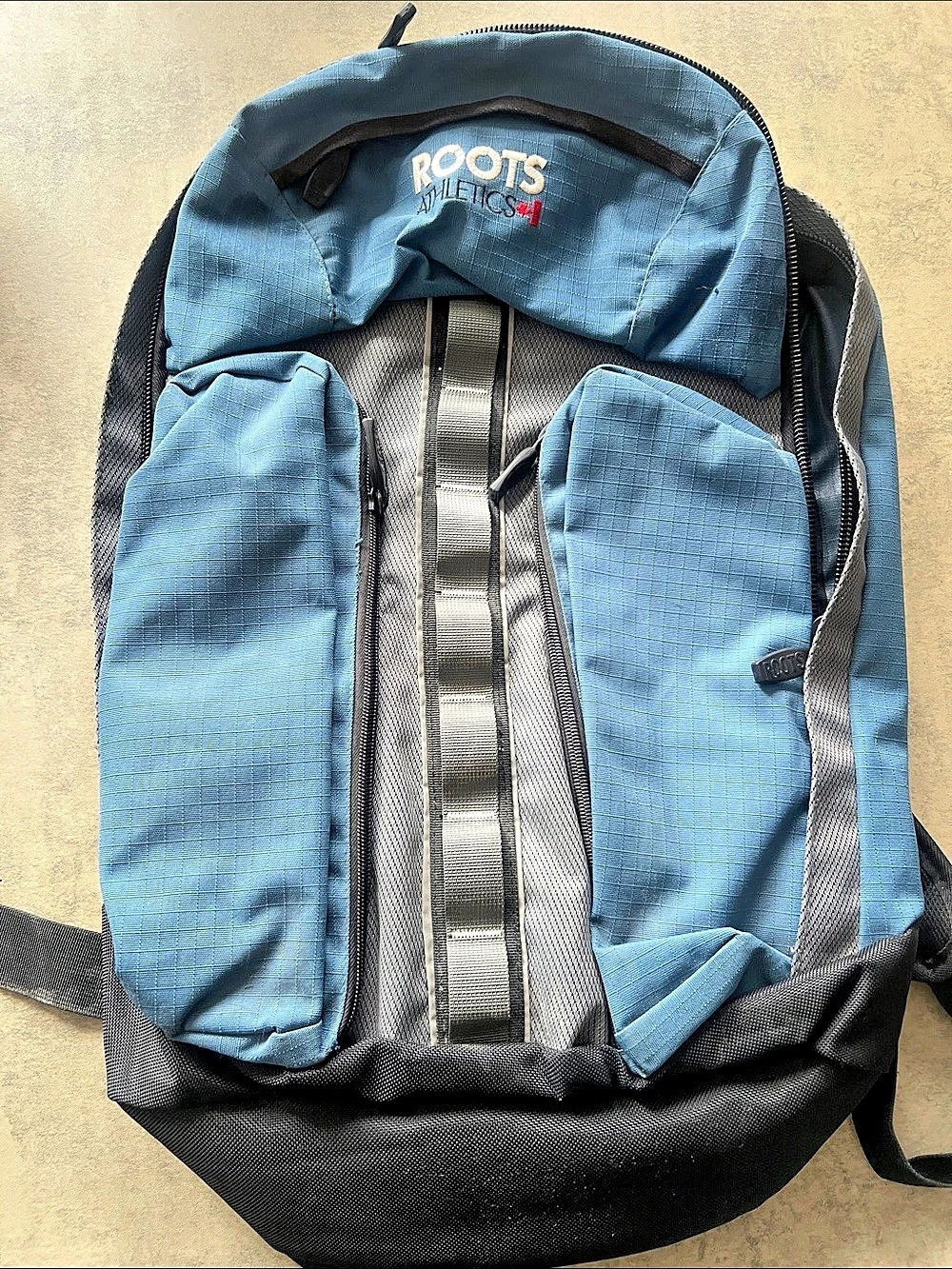 Roots Athletic Works backpack Blue & Black Backpack